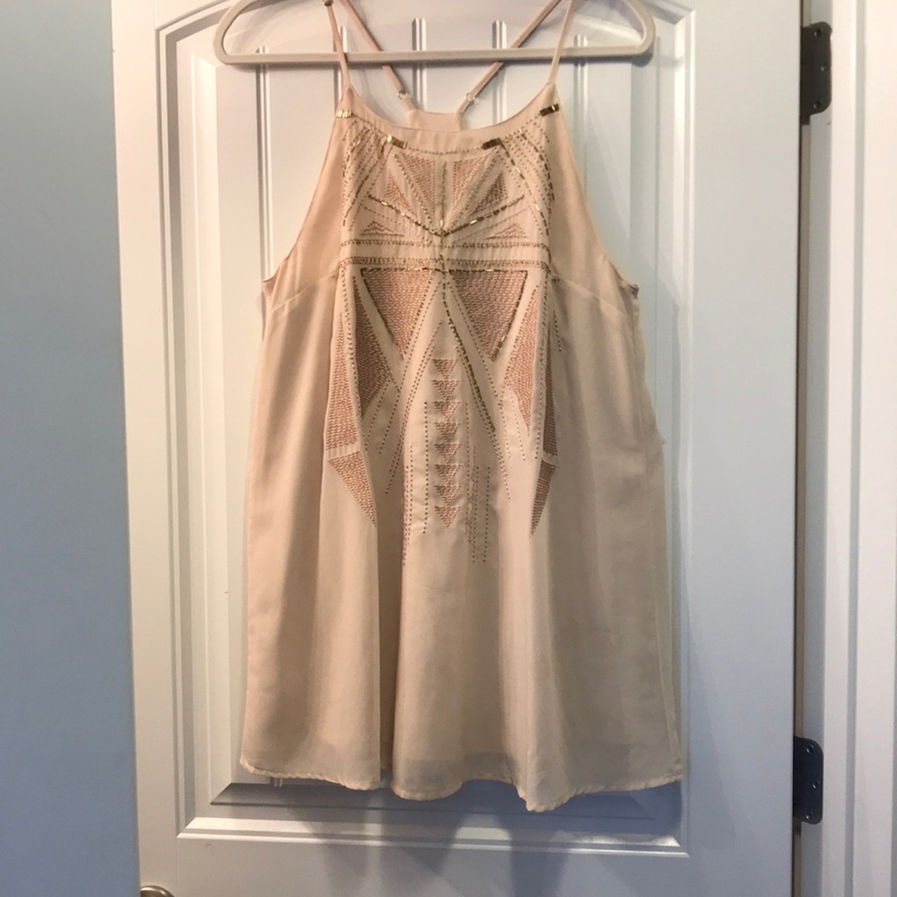 Beaded mini dress bought at No Rest for Bridget.